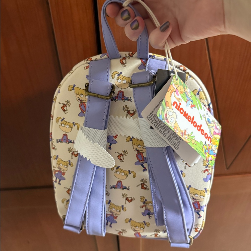 Nickelodeon Rugrats Angelica Purple Mini Backpack - Picture 2 of 2